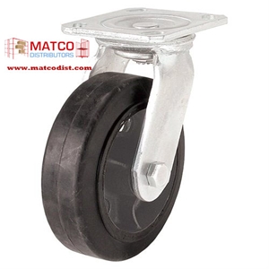 Picture of 8" x 2" Mold On Rubber Swivel Caster