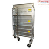 Picture of 3-Shelf Folding Cart Distribution Beverage Cart 22-939