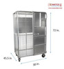 Picture of Security  Cage Cart 2 Shelf 22-130