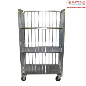 Picture of Stainless Steel 360 Dozen Egg Display or Distribution Cart